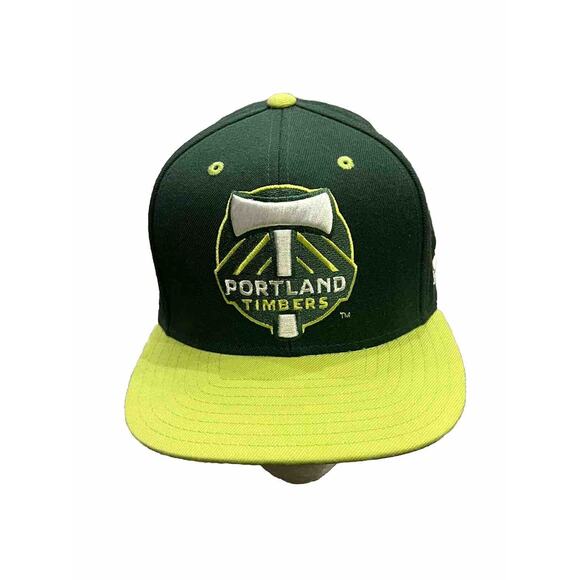 Adidas Mens Green MLS Portland Timbers Adjustable Snapback Hat Baseball Cap - Picture 1 of 9